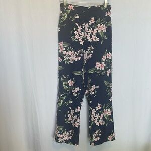 Victoria's Secret Womens Lounge Pants Floral Intimates Sleepwear Wide Leg Size S